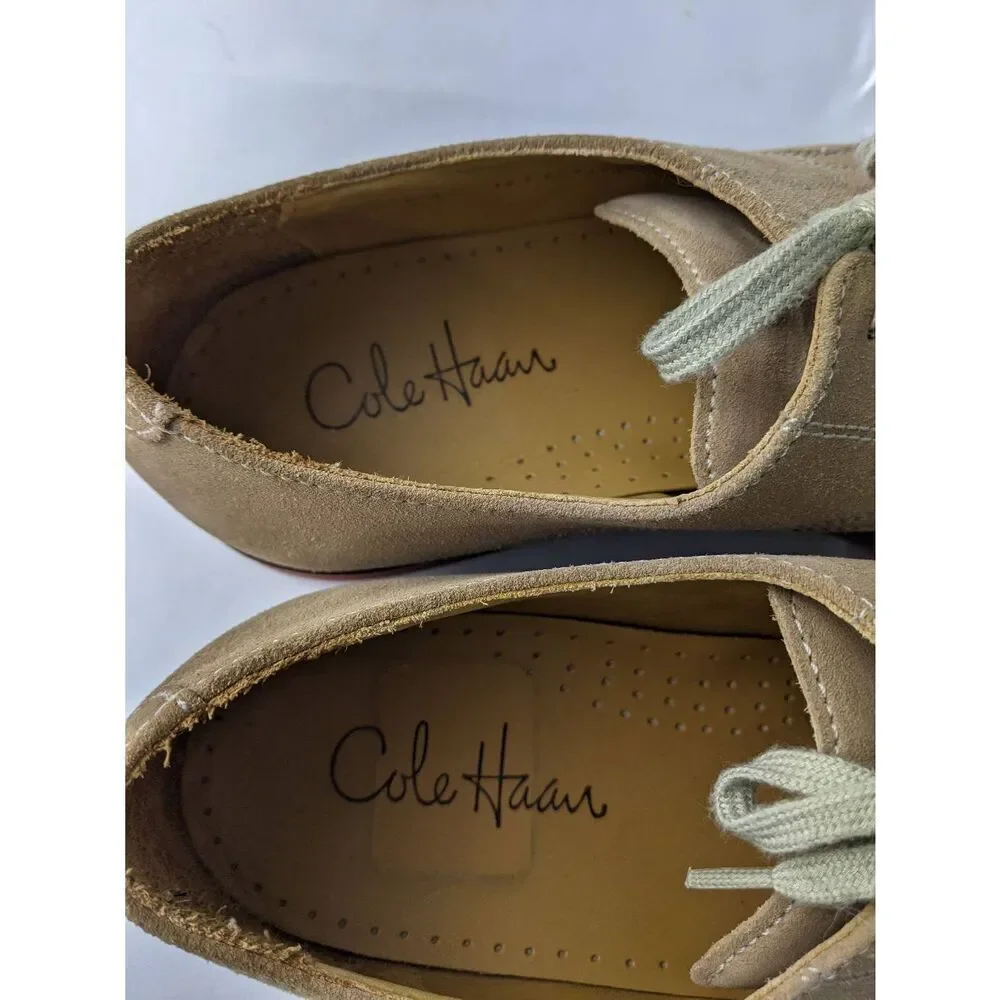 Cole Haan Lunargrand Tan Suede Shoes‎ Men’s 10 M Oxfords Shoes